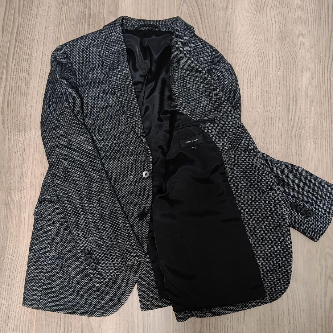 【美品 】ジョゼフ　オム スーツ セットアップ ストレッチ アンコン 総柄