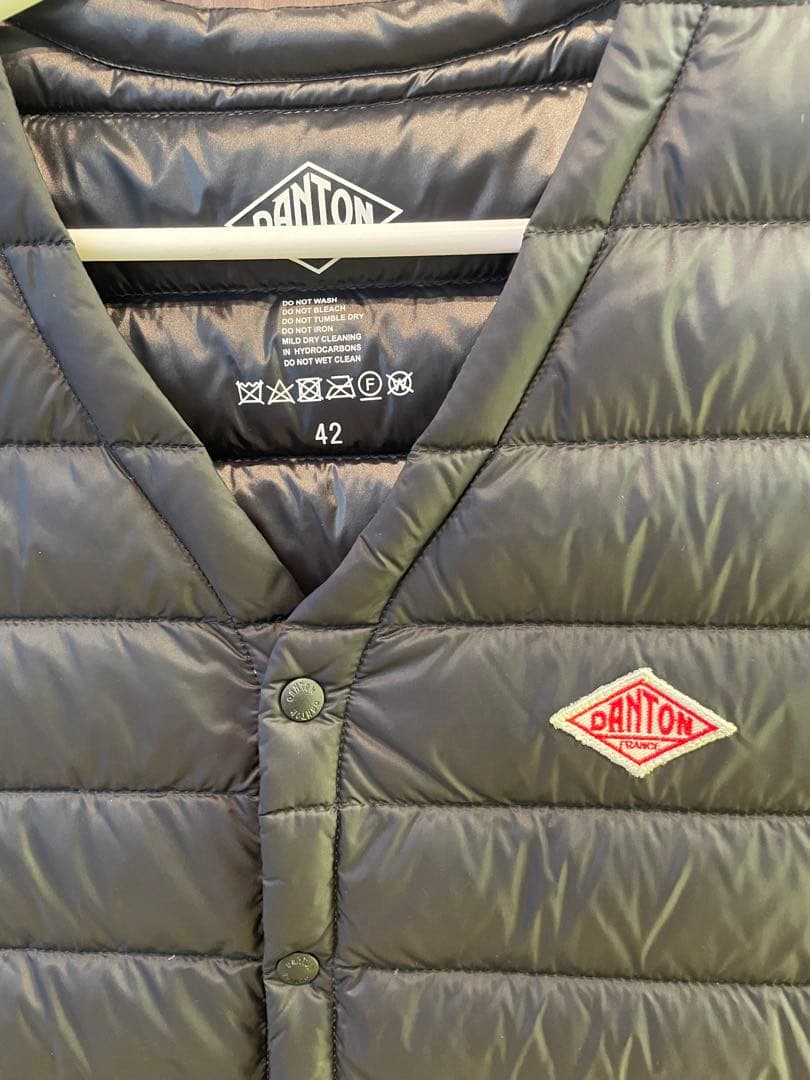 PANTON ダウンベスト サイズ42 ブラック