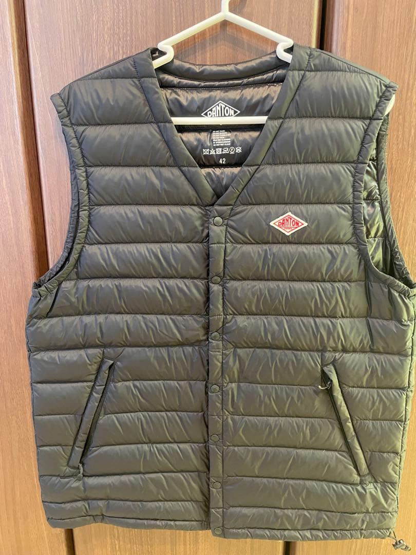 PANTON ダウンベスト サイズ42 ブラック
