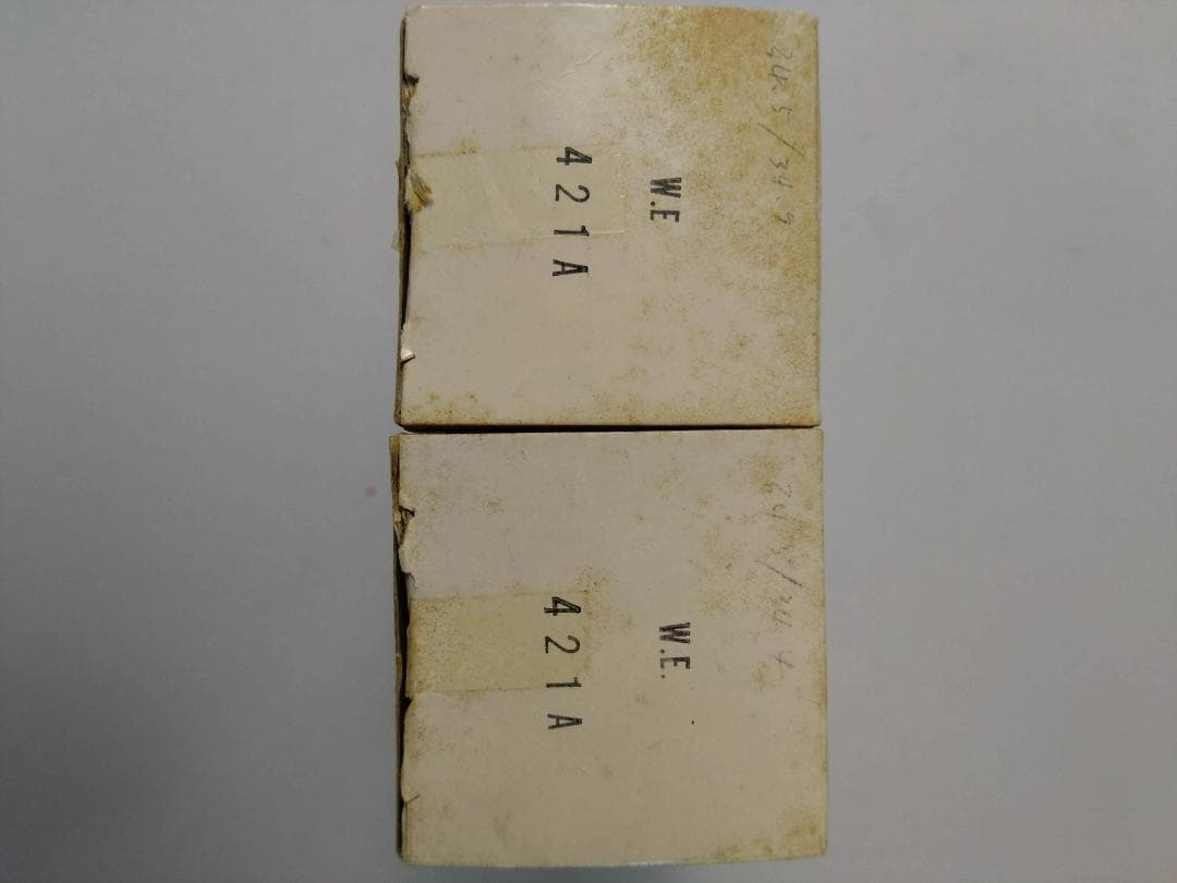 真空管　421A Western Electric 2本 #2