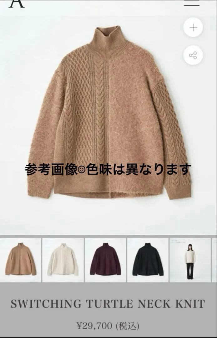 佐藤健abyts タートルネック ベージュ 本人着用 サイズ1 佐藤健着用