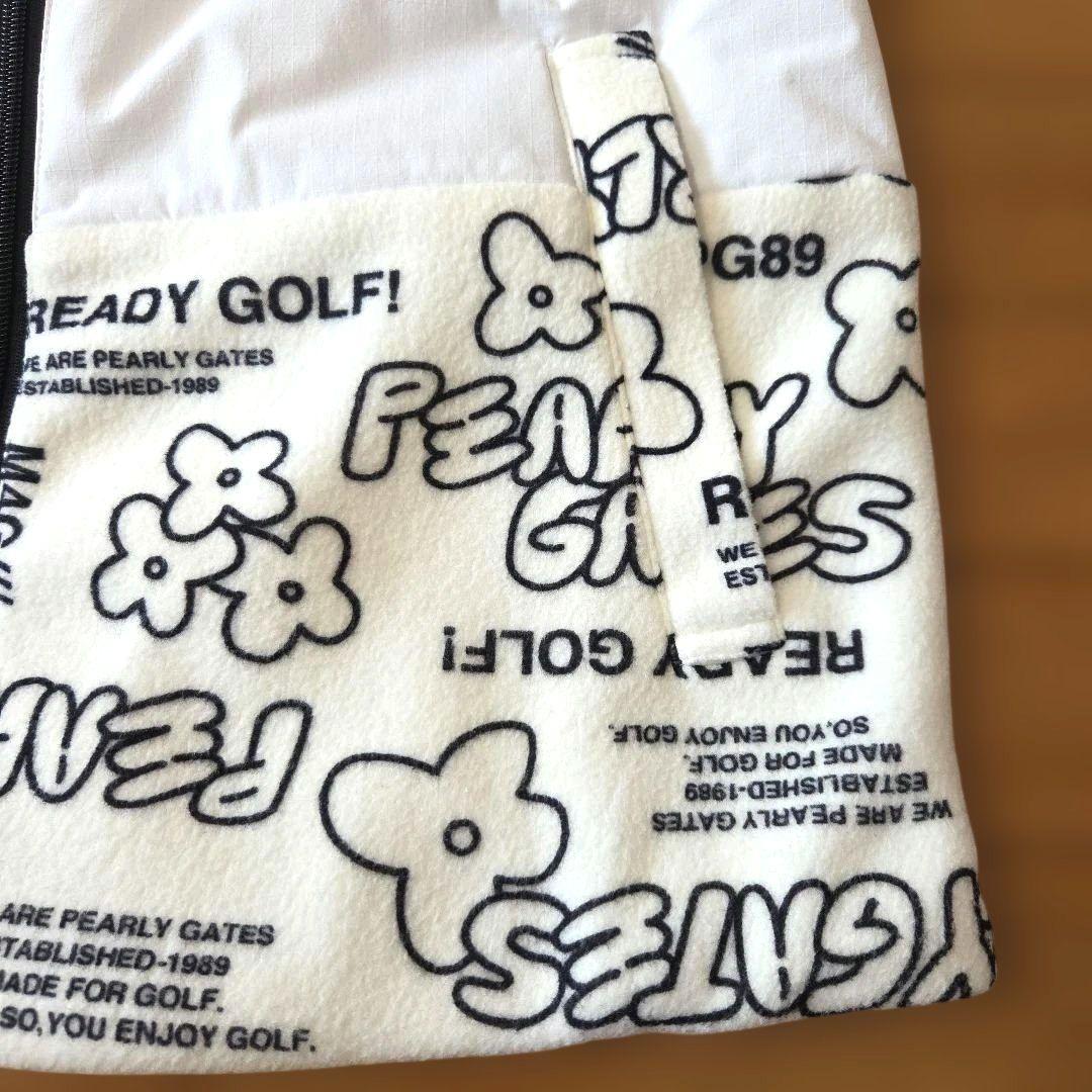 美品♪2025モデル PEARLY GATES 中綿ベスト M レディース 白