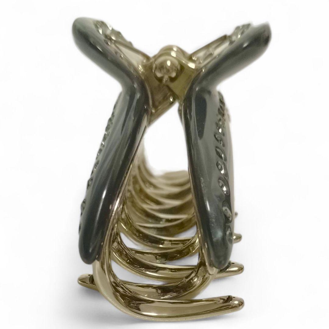 acca アッカ　ティアラクイーン　クリップ　ダークグレー　Lサイズ