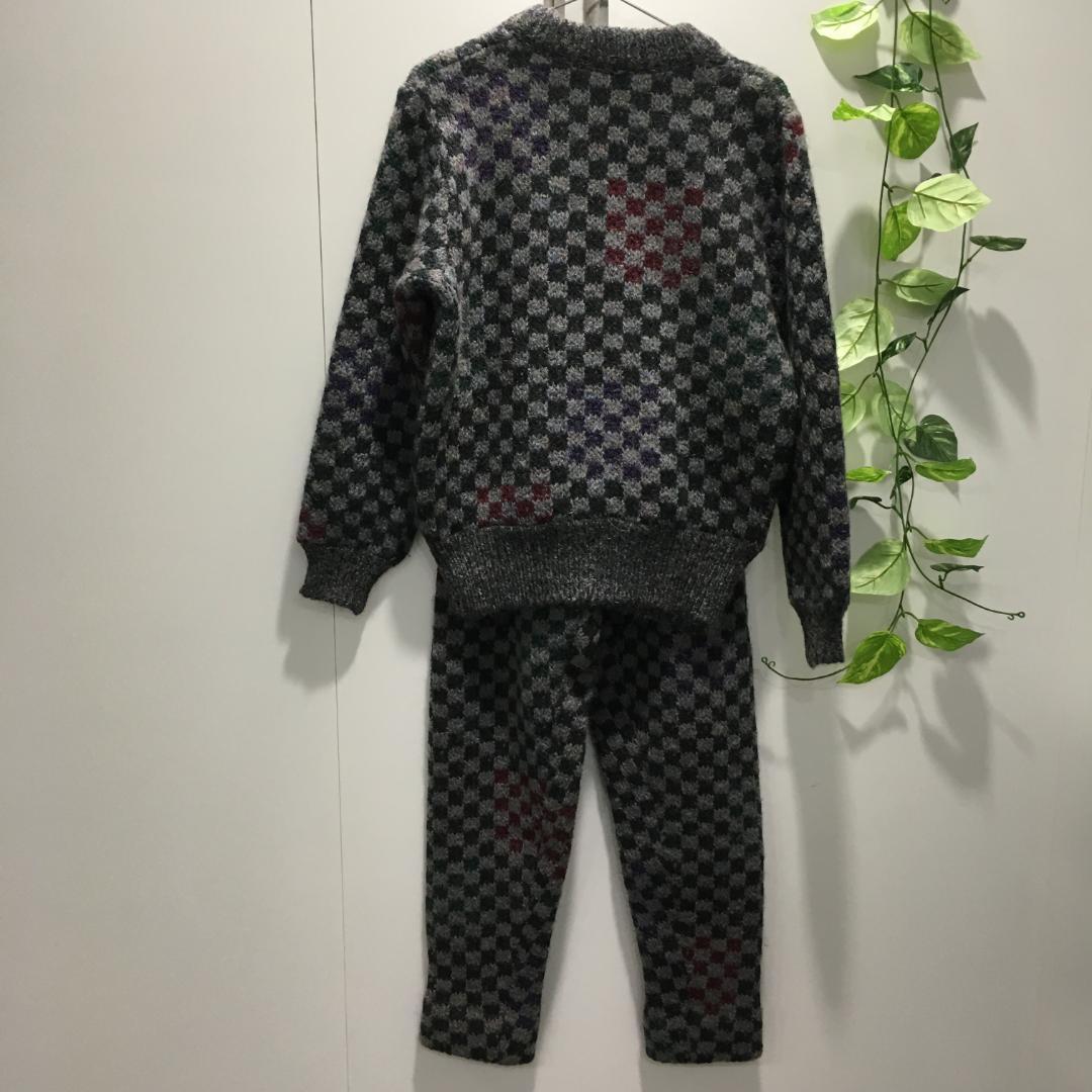 ⭐MISSONI ニット上下セットアップ チェック柄（M/Lサイズ）
