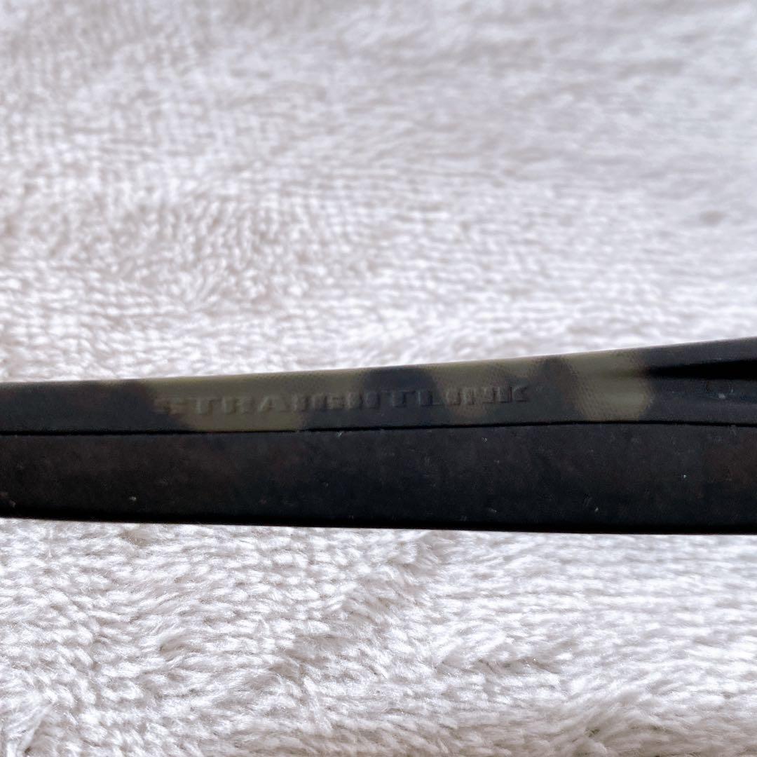 美品　オークリー　ストレートリンク　偏光サングラス　ブラック　黒　迷彩　ケース付