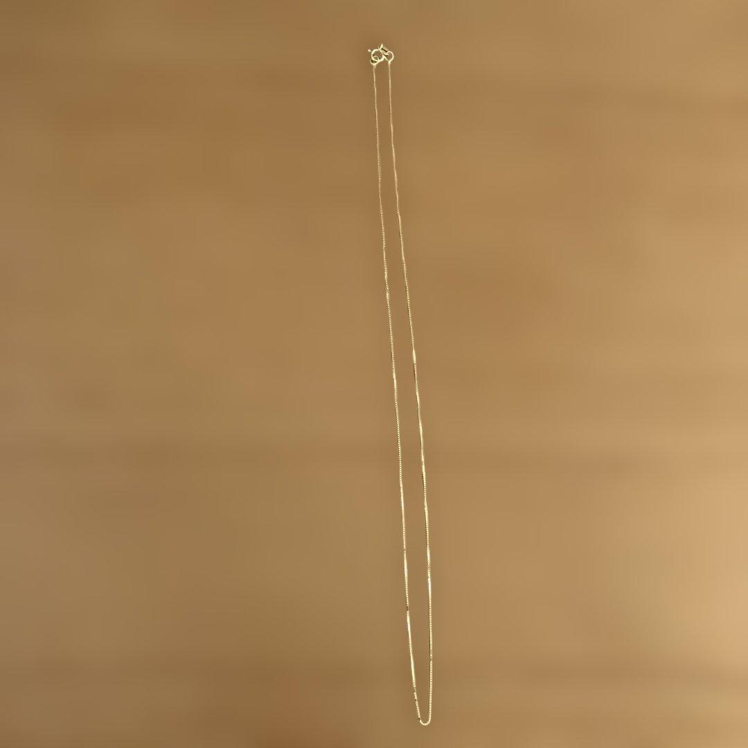 プラージュ　14K 16 BOX CHAIN ネックレス