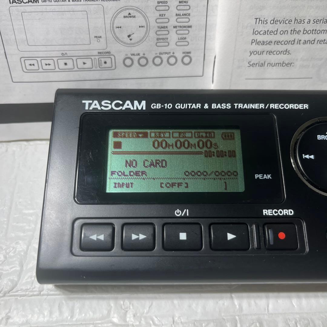 TASCAM トレーナー/レコーダー ギター&ベース用 GB-10 動作確認済み