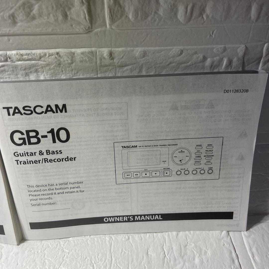 TASCAM トレーナー/レコーダー ギター&ベース用 GB-10 動作確認済み