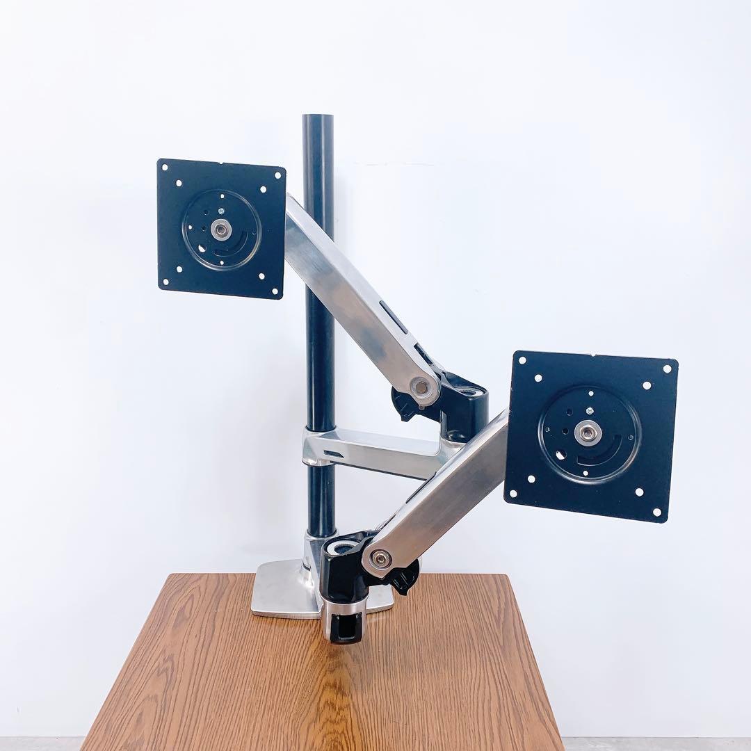 ERGOTRON エルゴトロン LX デュアルアーム長身ポールVESA対応