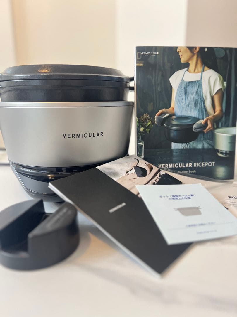 美品VERMICULAR ライスポット PH23A 5合炊き ソリッドシルバー