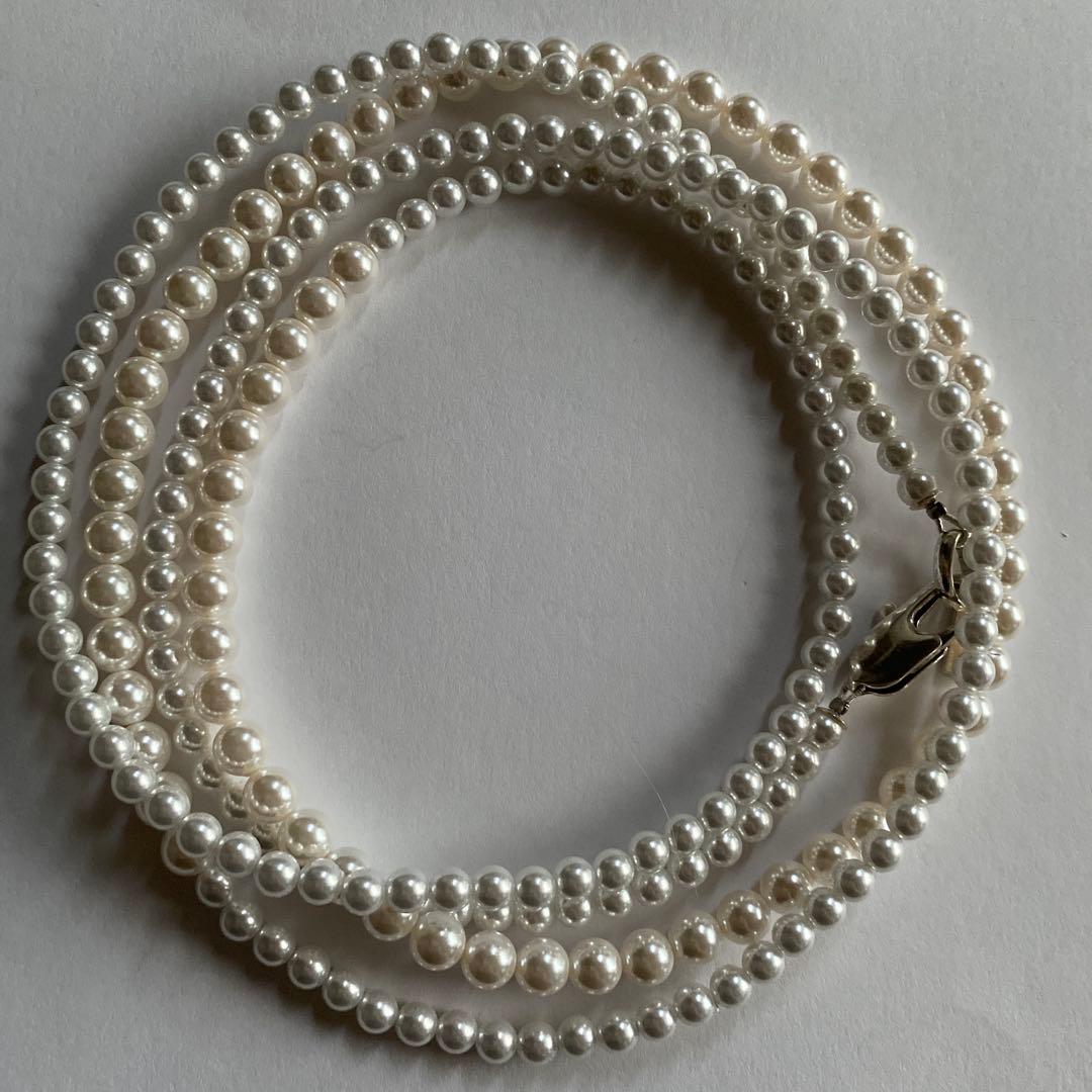 きのこL'Appartement アパルトモン ロングパールネックレス