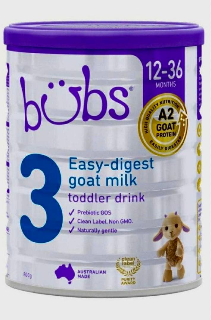 バブズBubsヤギゴートミルク ヤギ粉ミルクステップ3 3缶セット