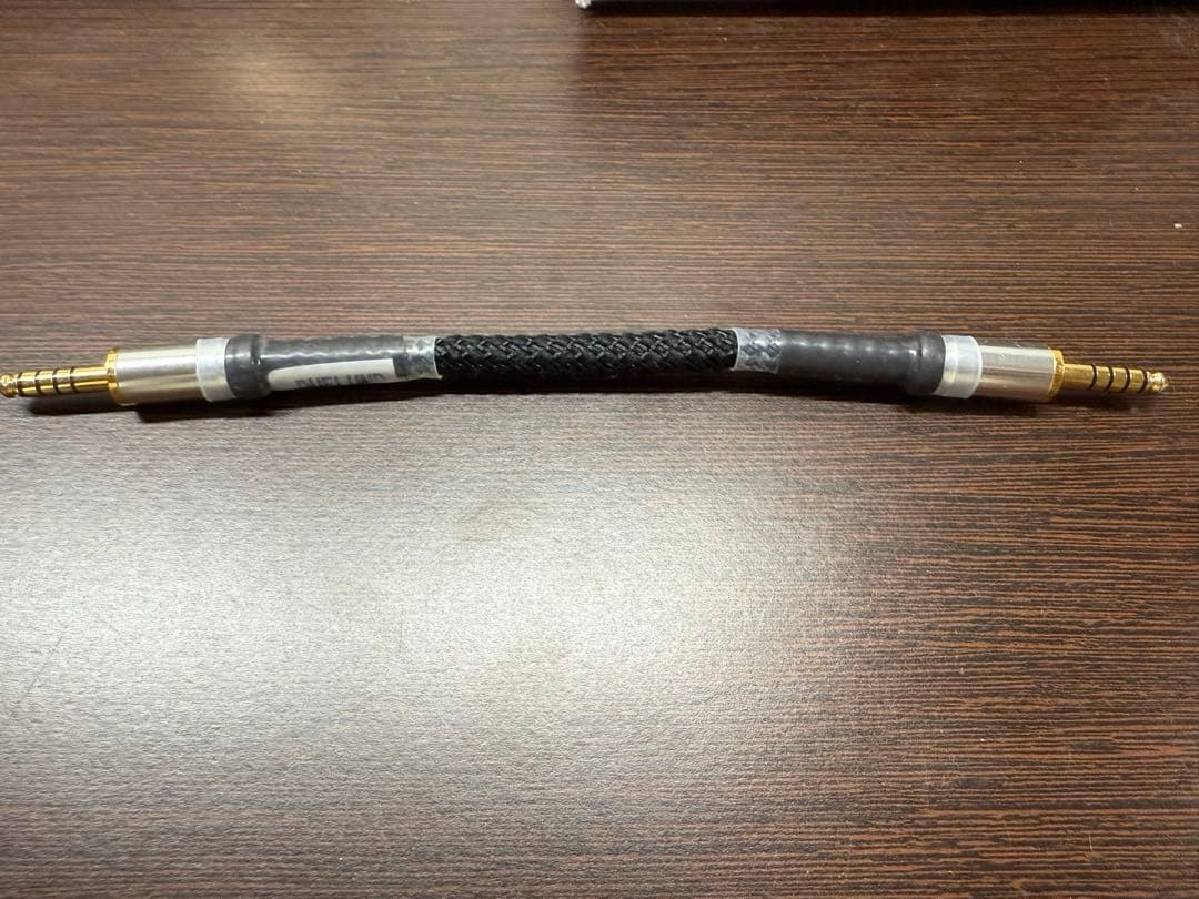 「レア物」DUELUND純銀ミニミニケーブル　4.4-4.4