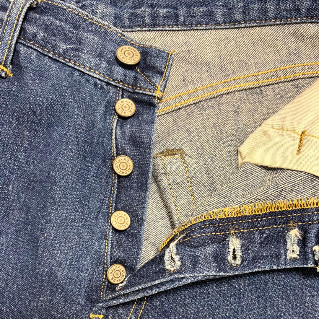 90s USA製 RRL ストレートデニム