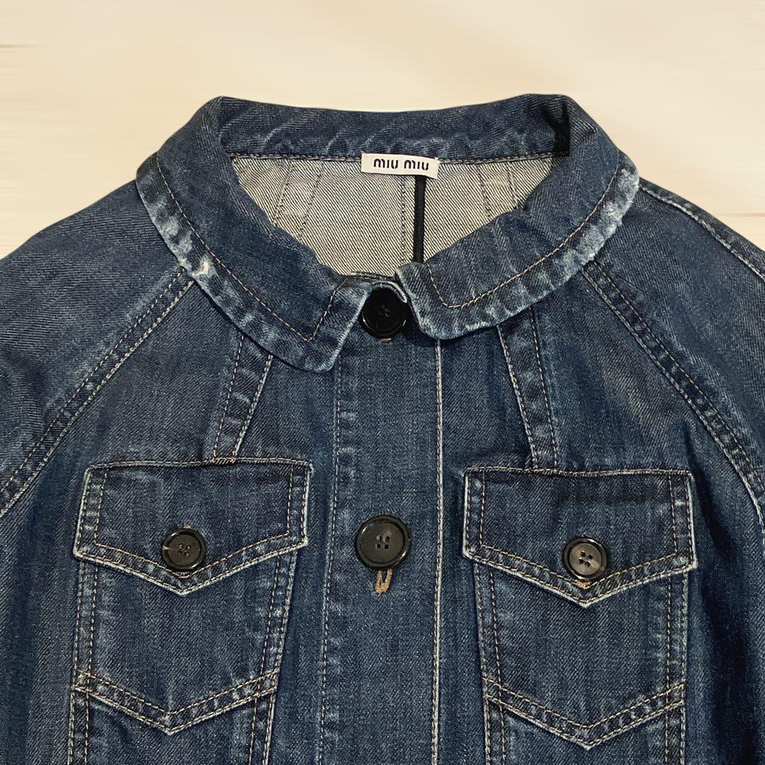 miumiu ミュウミュウ アーカイブ デニムジャケット2014 38 M