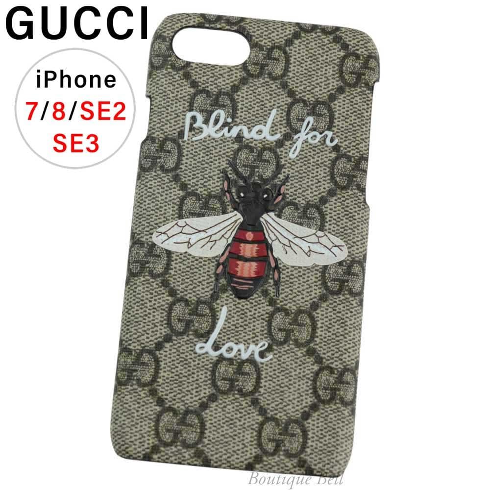 【グッチ】Blind for Love Bee iPhone7/8/SE ケース