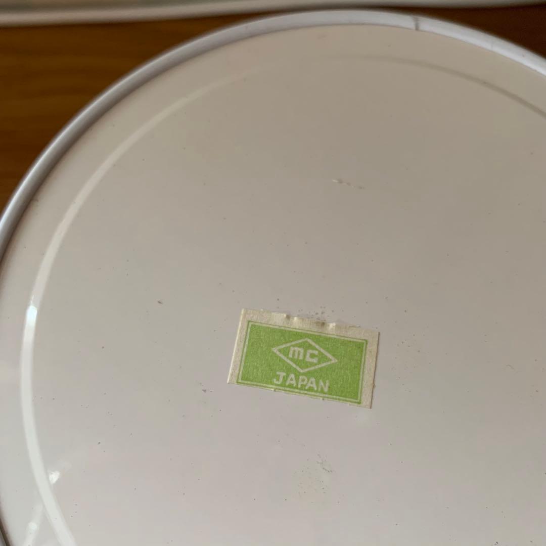 未使用 レア レトロ レトロポップ 4個 入れ子 ティン缶 キャニスター 花柄