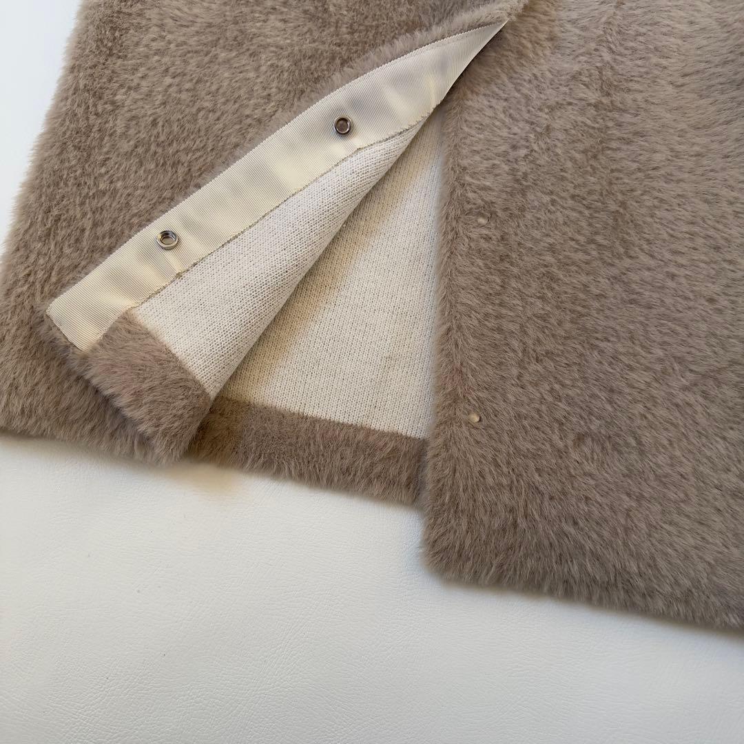 訳あり人気商品✨ジャーナルスタンダード　ダブルフェイスフェザークルーネックベスト