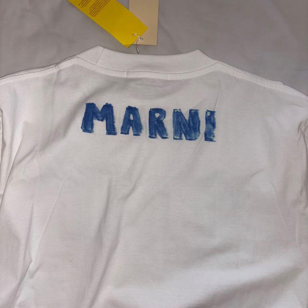 s*︎様 MARNI（マルニ）ロゴTシャツホワイト半袖