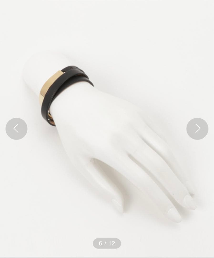 Deuxieme Classe 【URSUL】 カーフホソバングル ブラック