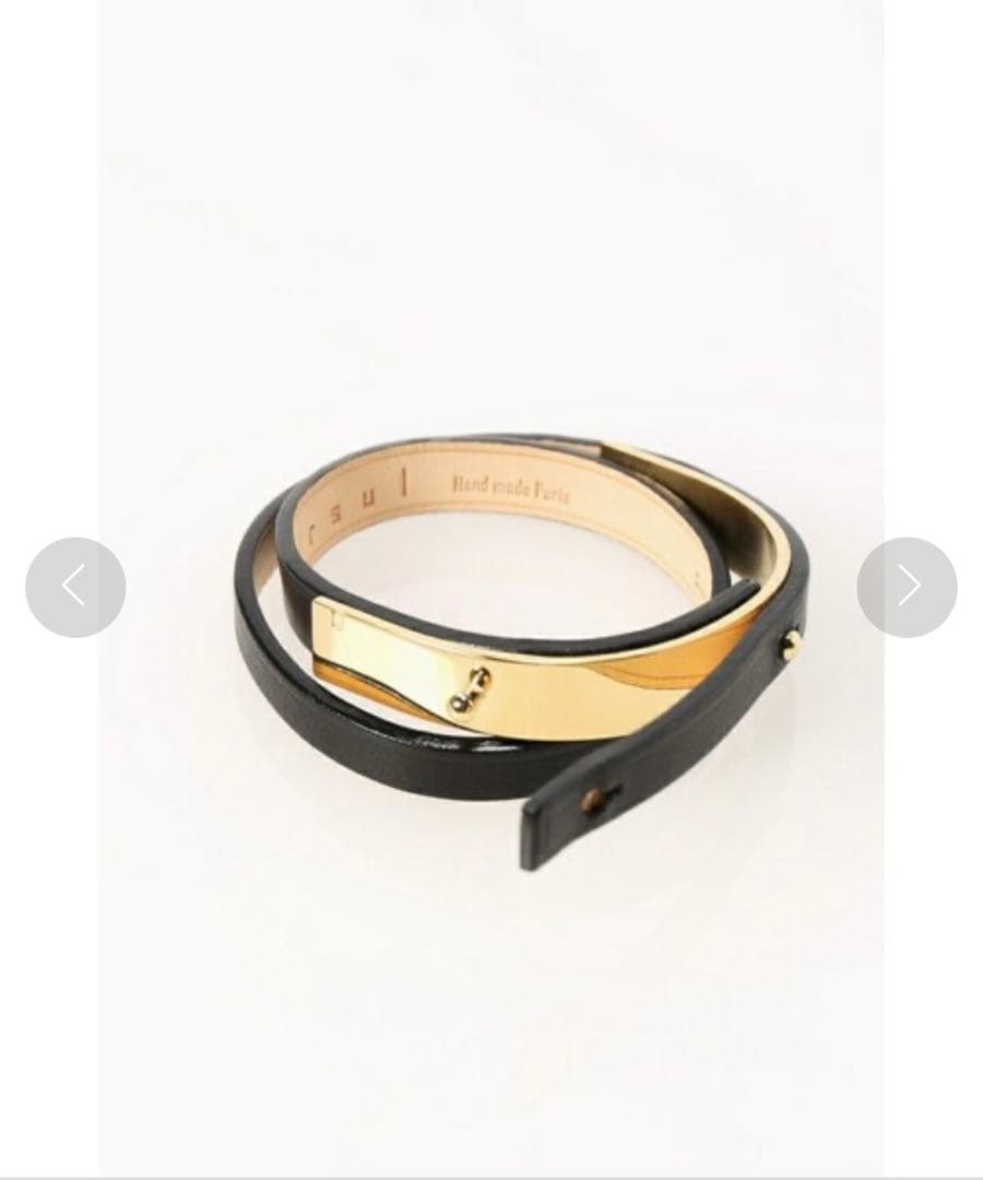 Deuxieme Classe 【URSUL】 カーフホソバングル ブラック