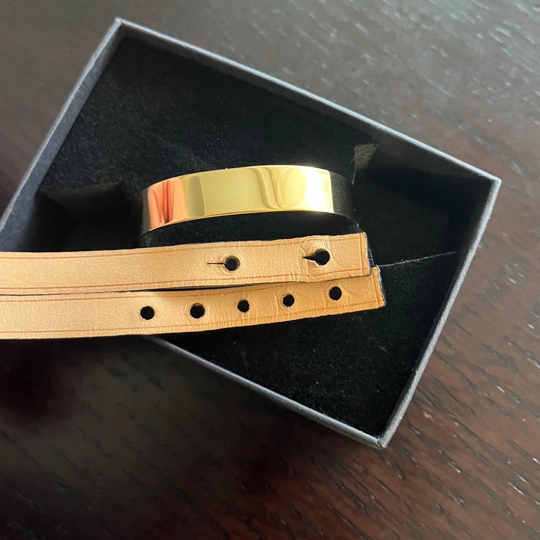 Deuxieme Classe 【URSUL】 カーフホソバングル ブラック