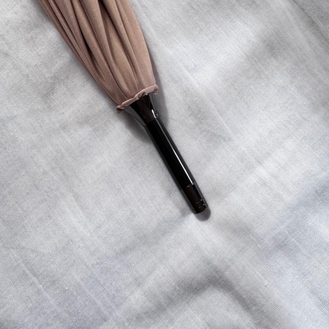 長傘　Mサイズ　フリル　ピンク【サンバリア100】