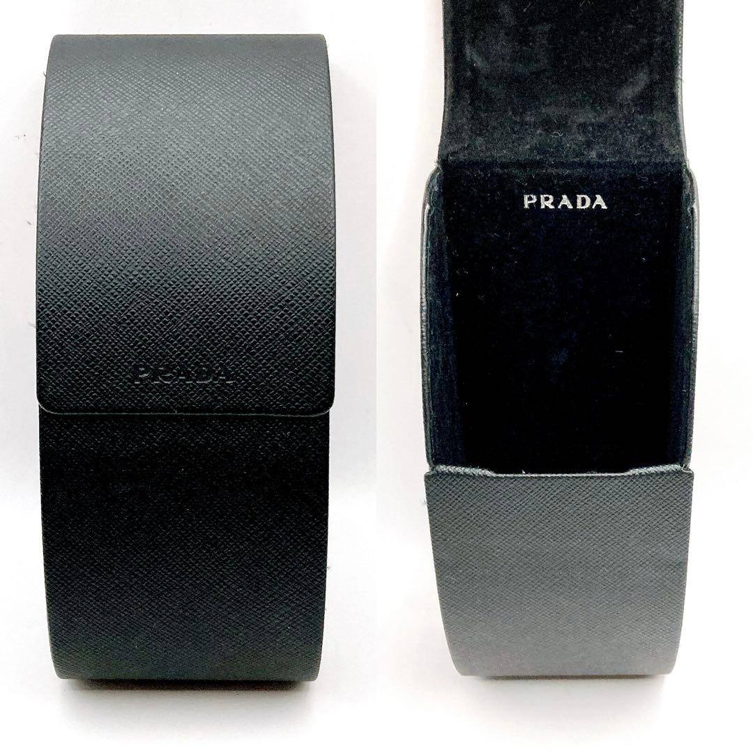 美品✨PRADA プラダ　サングラス　三角ロゴプレート　ベッコウ　ケース付き
