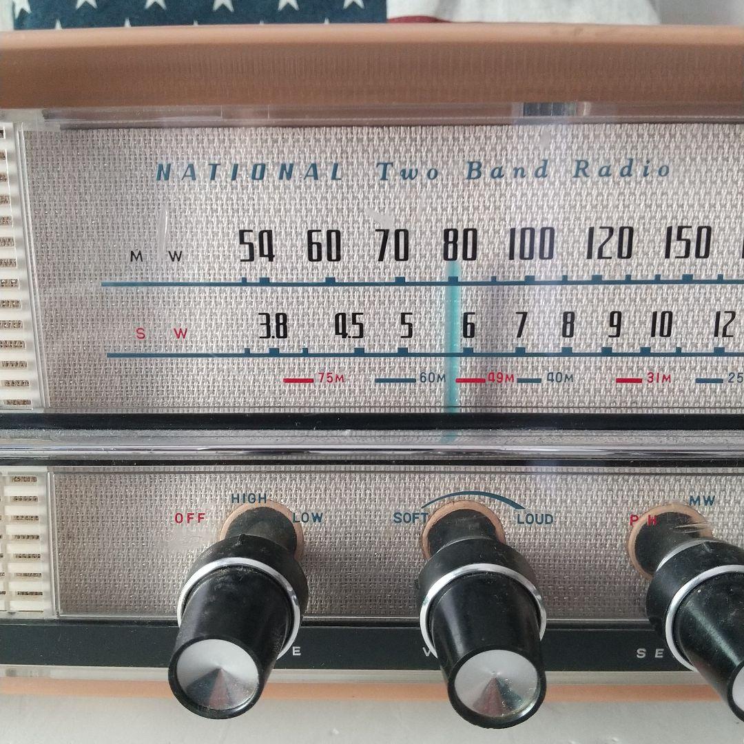 ナショナル 2バンドルームラジオ BX-300箱付き極美品