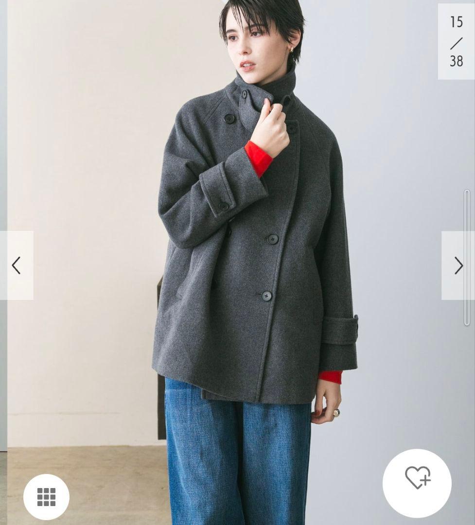 スーパー100メルトンPコート