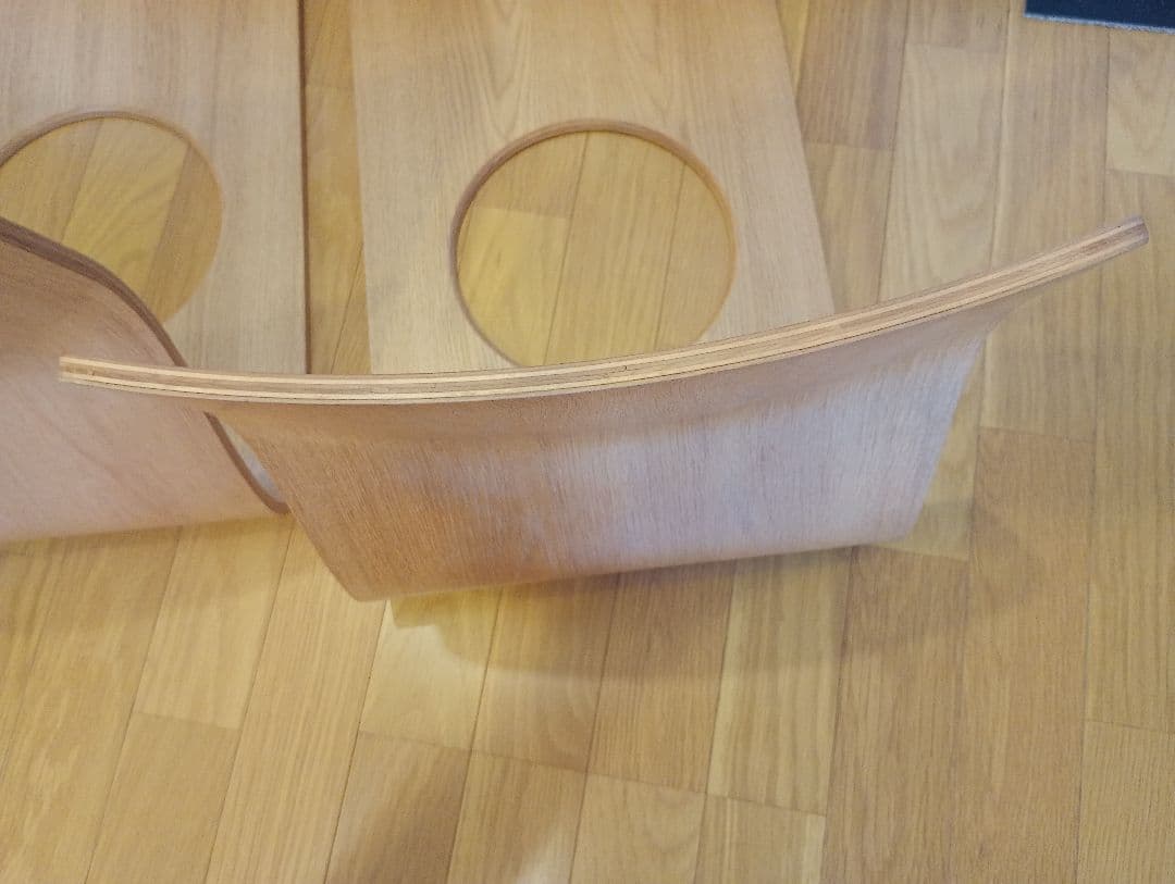 【美品】Tendo / 天童木工 藤森健次 座椅子 プライウッド 欅