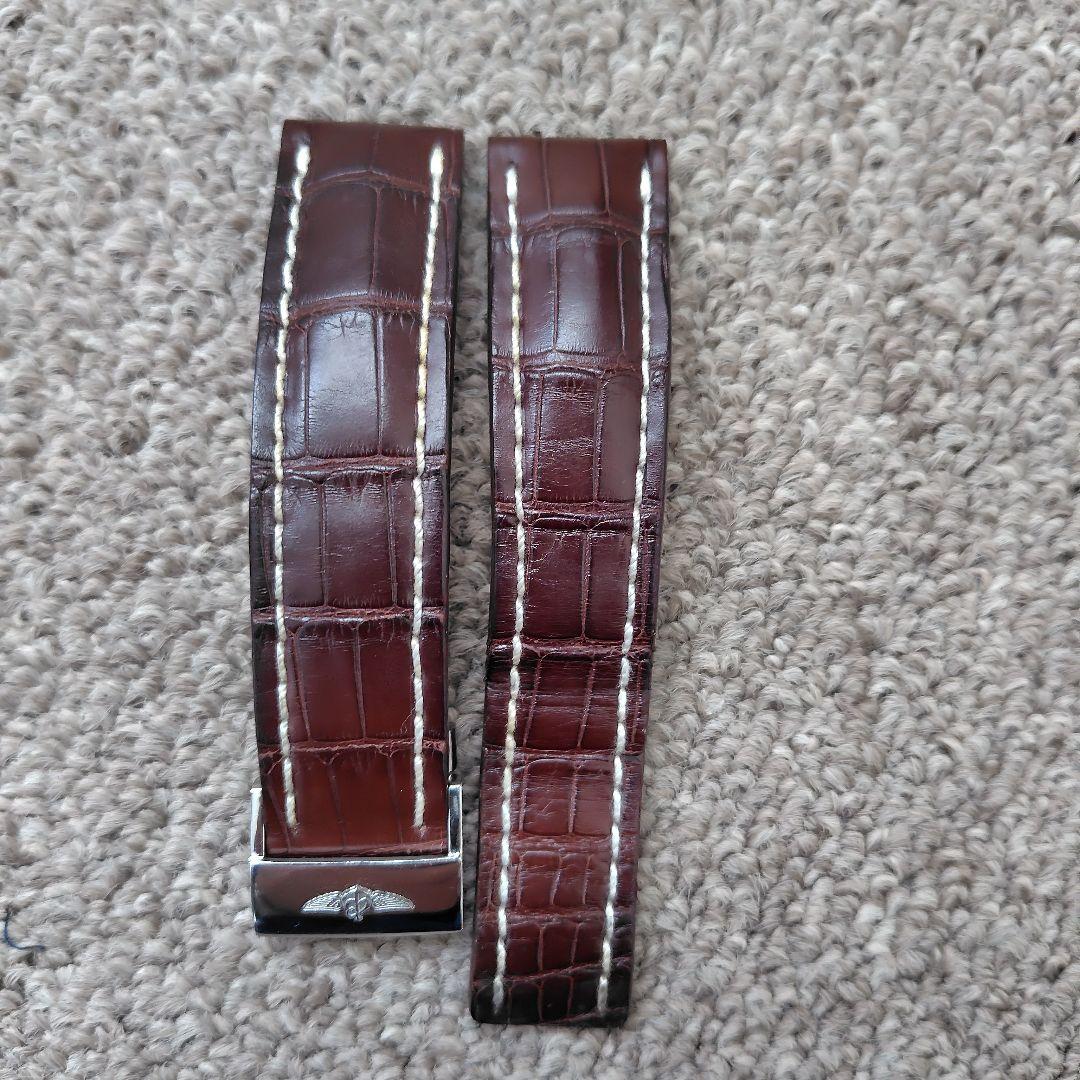 ブライトリング純正ベルト22-20 Dバックル付