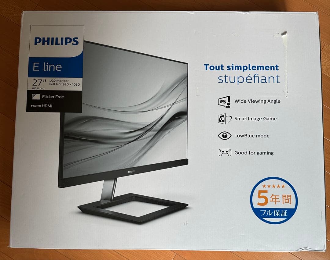 PHILIPS モニター 271E1D 27型 フルHD 1920×1080)
