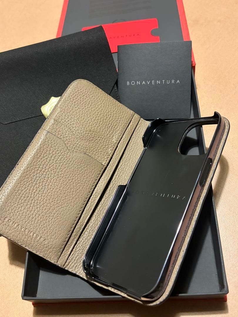 【正規メンテナンス済み】ボナベンチュラiPhone15 本革ケース