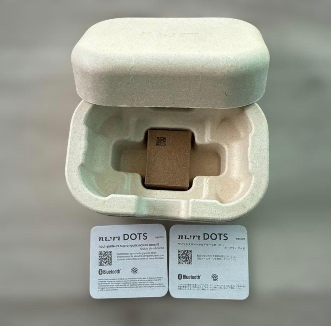 nwm DOTS オープンイヤーワイヤレスイヤホン ホワイト