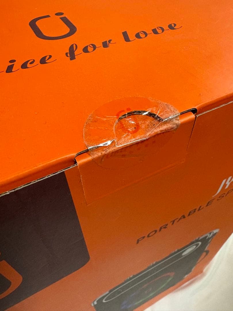 【未開封・新品】JYX-S55 ポータブルスピーカー マイク2本付 カラオケ