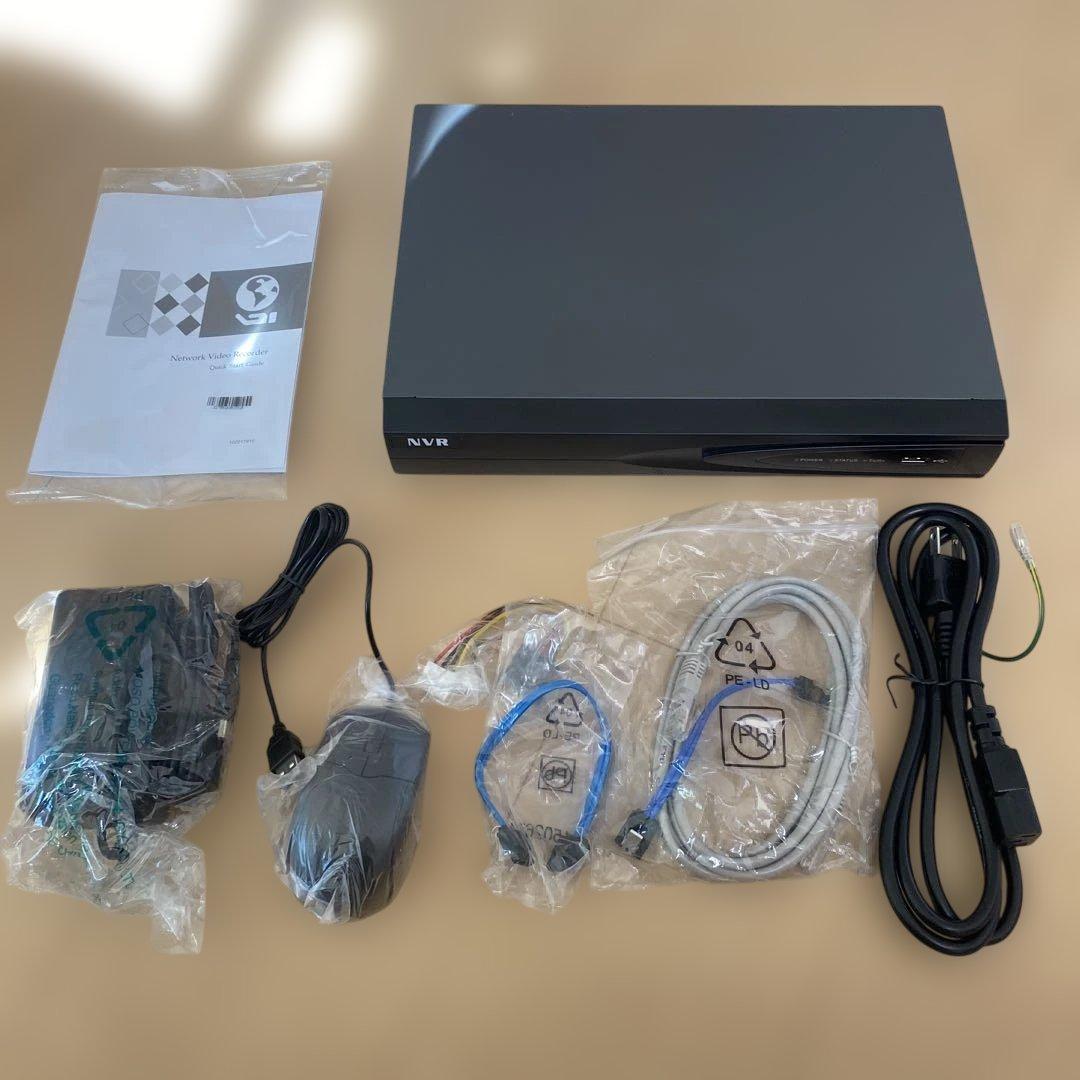 【未使用】DS-7604NI-I1/4Pネットワークビデオレコーダ