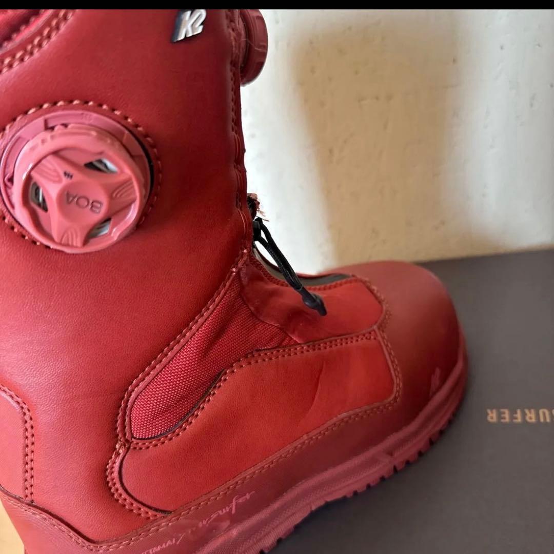 k2 ttブーツ　taro tamai 23.5 レッド スノーボードブーツ