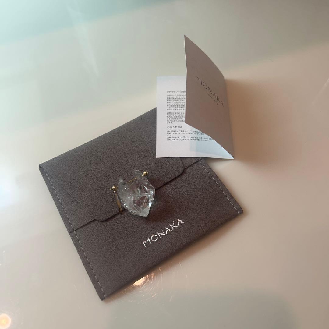 モナカ monaka jewellery ロックピアス ダイアモンドクォーツ