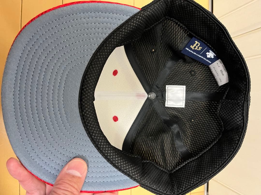 阪急ブレーブス復刻NPBプロコレ帽子キャップ　　オリックス支給ブルーウェーブ