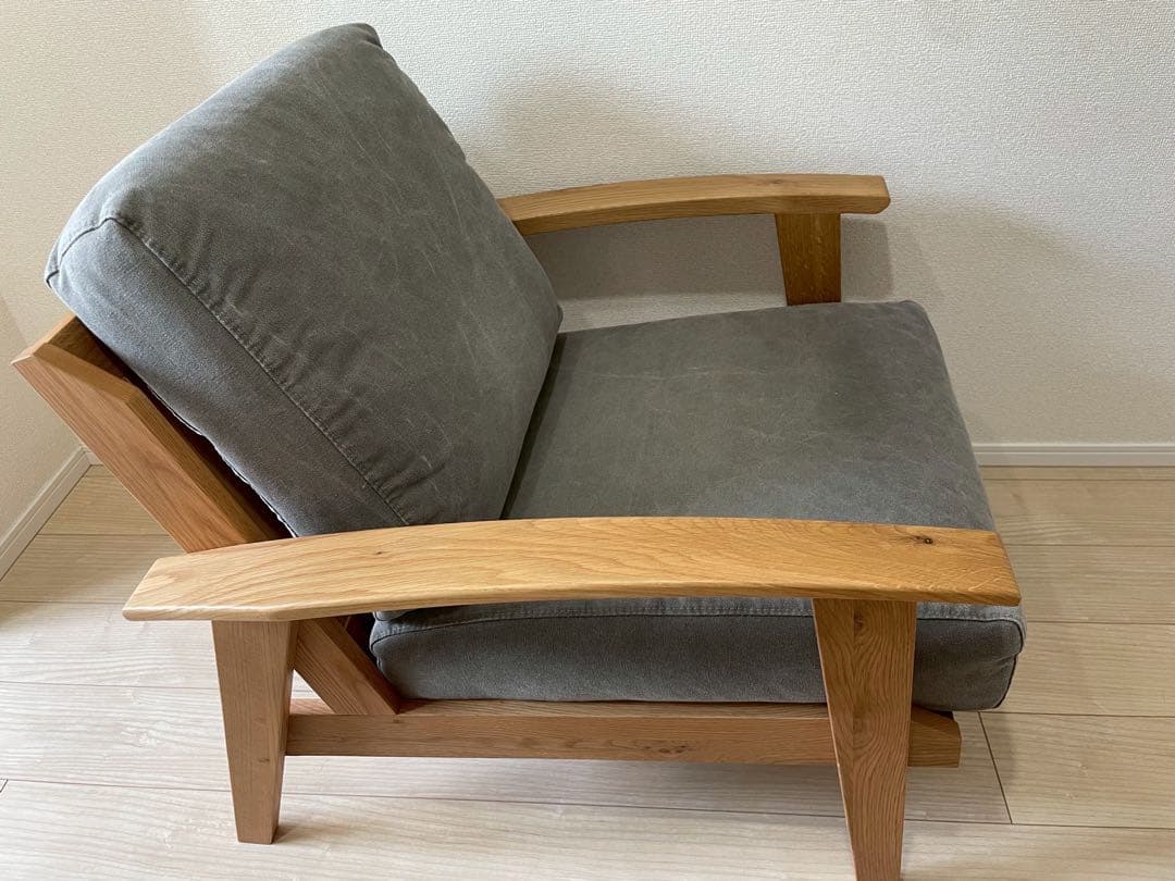 【アーバンリサーチドアーズ】ソファ 1P オーク無垢材 （送料込み）