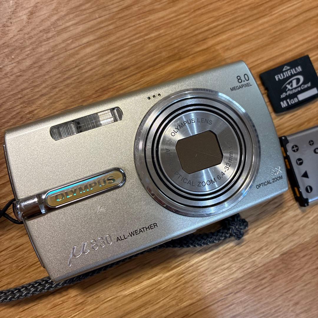 Olympus μ-830 デジタルカメラ 8.0メガピクセル
