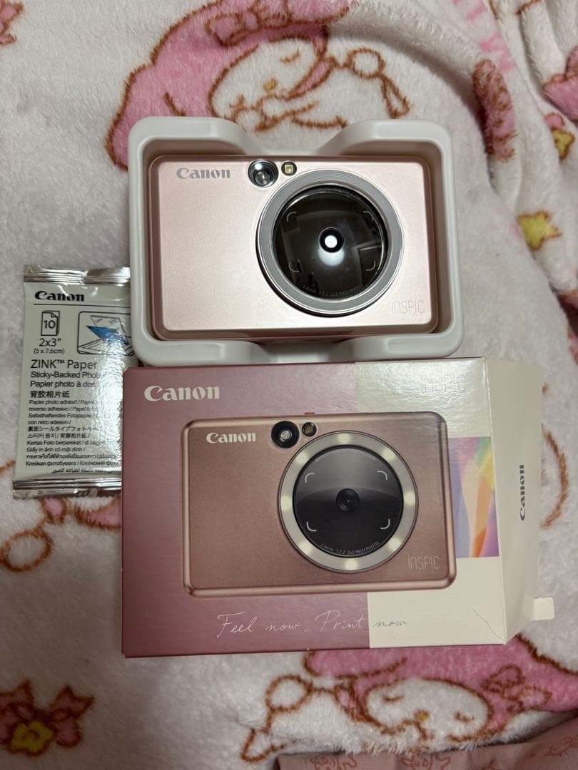 Canon INSPIc ZV-223 ピンク　ペーパー付き
