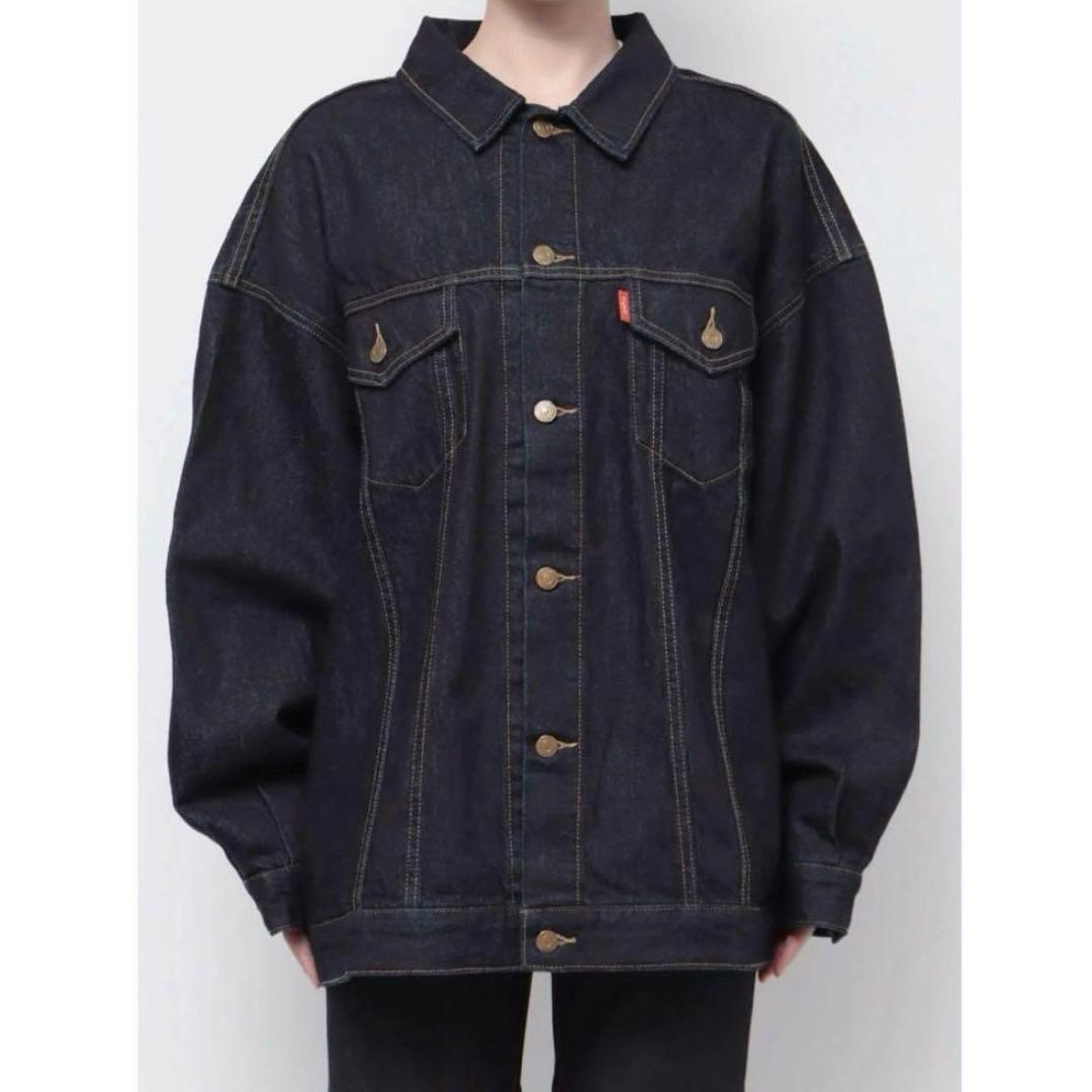 Ungrid アングリッド　ビッグシルエットデニムジャケット インディゴ