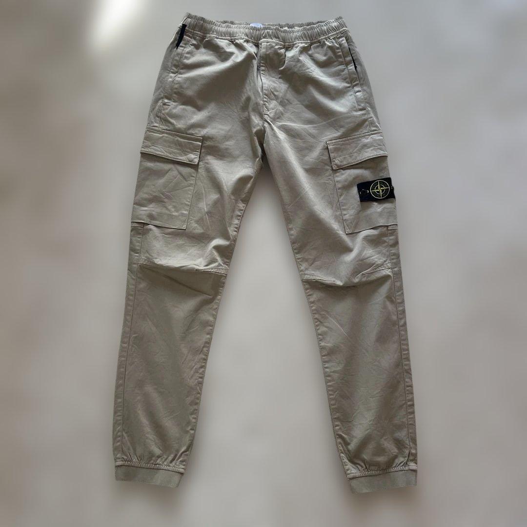 Elle　STONE  ベージュカーゴパンツ