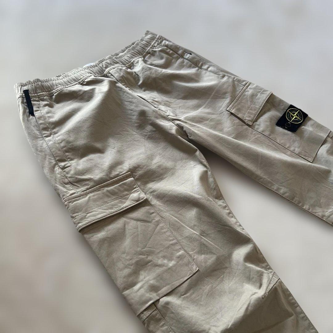 Elle　STONE  ベージュカーゴパンツ