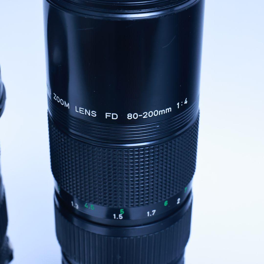 Canon NEW FD 35-105mm F3.5 80-200mmf4 2本