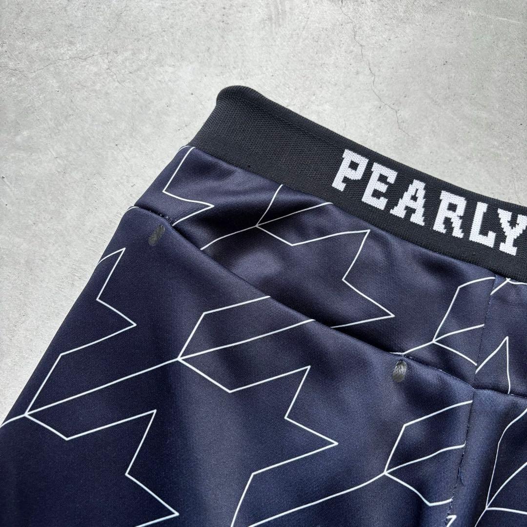 PEARLY GATES パーリーゲイツ 千鳥孔子柄ジョガーパンツ 裏地ボア 0