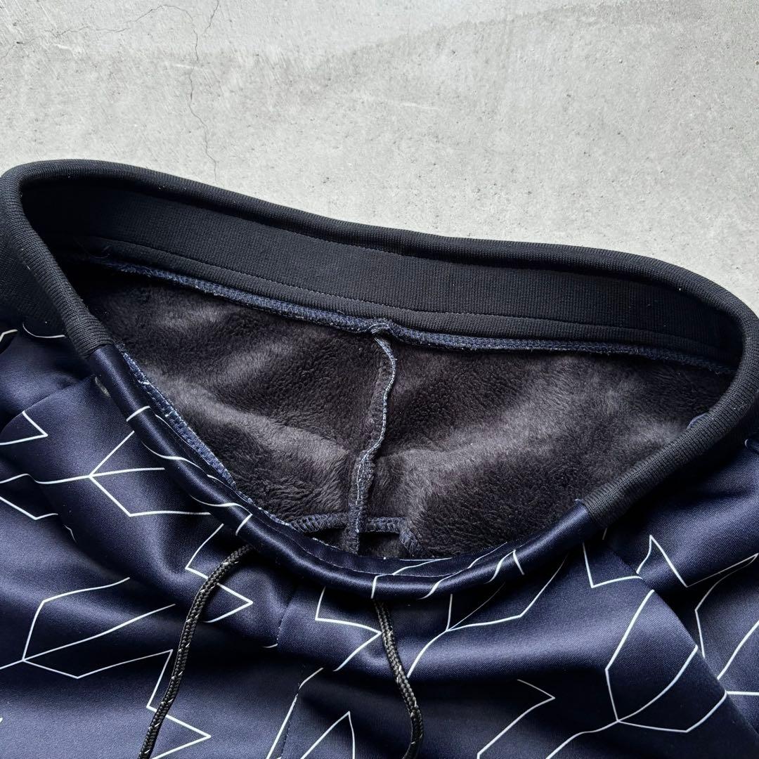 PEARLY GATES パーリーゲイツ 千鳥孔子柄ジョガーパンツ 裏地ボア 0