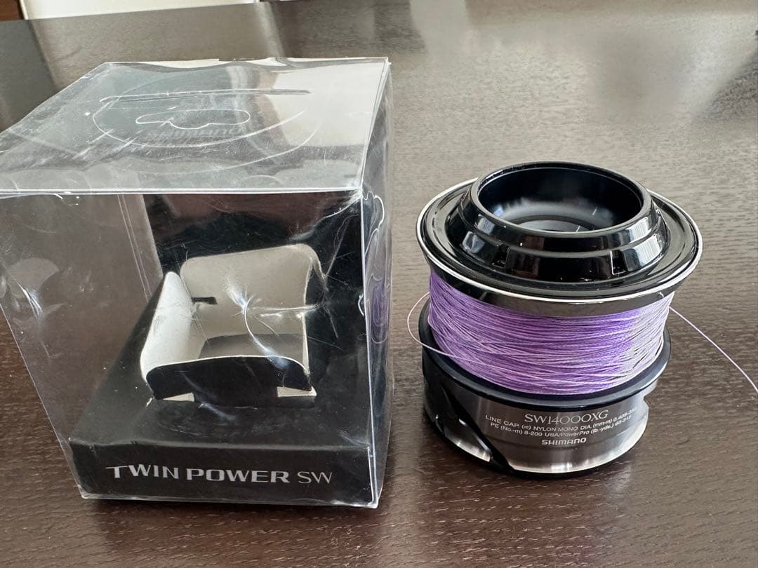 とみたTWIN POWER SW14000XG スプール 紫